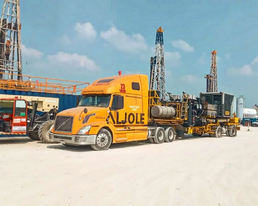 Unidad ALJOLE con equipo para una operación del sector energético